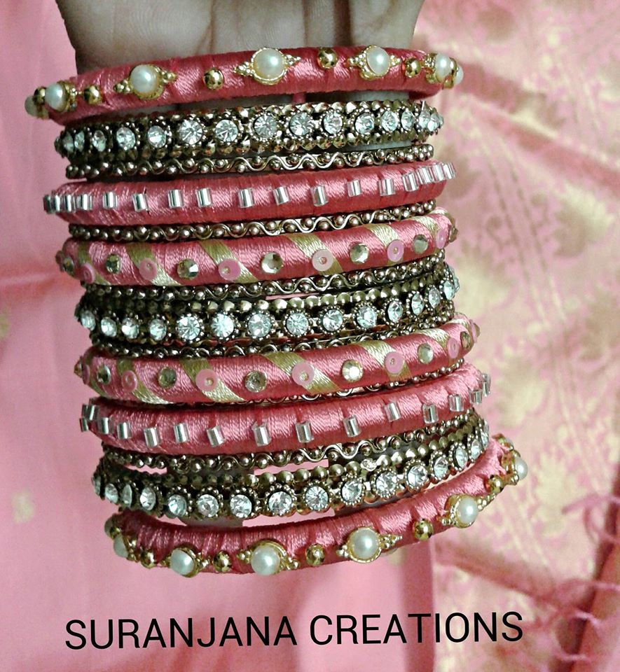 Suranjana Creations silk thread jewellery